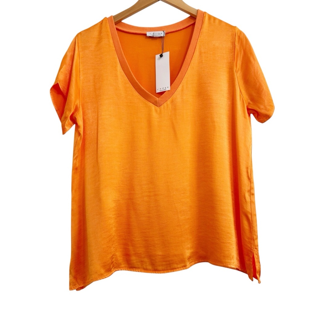S’edge Joan Top Orange NWT Size Small